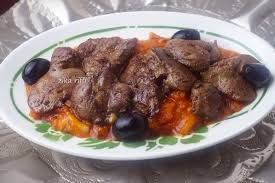 Foie De Volaille Sur Lit De Tomates Braisees A L Ail Food Beef Pork