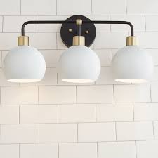 The tae bath light by lbl lighting marries industrial and modern all at once. Young House Love Bubble Vanity Light 3 Light Bathroom Fixture Shades Of Light