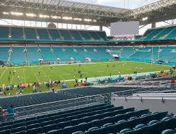 hard rock stadium view from club level 249 vivid seats