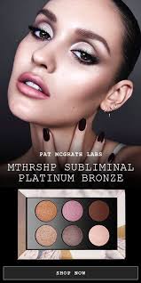 Pat Mcgrath Labs Mthrshp Subliminal Platinum Bronze Eyeshadow Palette Mthrshp Subliminal Platinum Bronze Palette Makeup Eye Makeup Bronze Eyeshadow