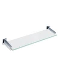 Glass shelves add an aura of sophistication and elegance while adding storage to your bathroom. Bathroom Glass Shelves Aqva Bathrooms