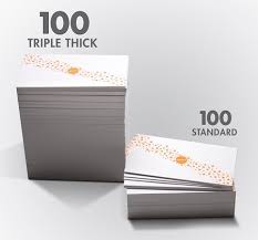 Vistaprint is offering 500 premium business cards for just $10 + free shipping. 500 Triple Thick Business Cards Business Cards Primaflyers Com