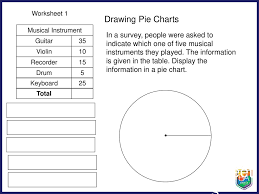 musical instruments drawing pie charts ppt download