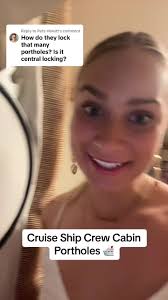 Cruise Ship Crew Cabin Portholes: A Manual and Old-School View into Life at  Sea