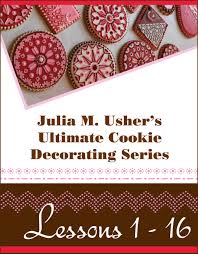 Videos Online Julia Usher Recipes For A Sweet Life Decorated Cookies Tutorial Cookie Decorating Sugar Cookie Icing Recipe