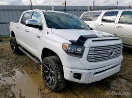 Find a new toyota tundra at a toyota dealership near you, or build & price your own tundra online today. Toyota Tundra Crewmax Platinum 2014 White 5 7l 8 Vin 5tfay5f13ex386485 Free Car History
