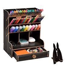 Find the perfect storage & organization solutions at hayneedle, where you can buy online while you explore our room designs and curated looks for tips, ideas & inspiration to help you along the way. Foccts Wooden Desk Organizer Multi Functional Diy Pen Holder Box With Drawers Pen Organizer Storage For Office School Home Supplies Storage Rack With Phone Holder Black Pricepulse