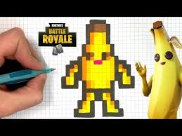 Tuto Banana Pixel Art Fortnite Saison 8 Youtube