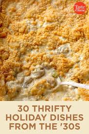 30 Thrifty Holiday Recipes From The 30s Holidays Dishes Food Recipes