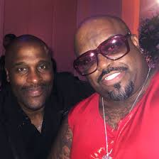 Right here I am with my brother from another #mother I have lived  vicariously through their voices in praise and have literally pretended to  be a part of this #family this is