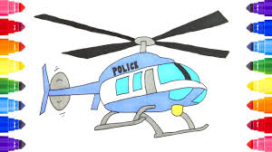You can now print this beautiful lego police helicopter coloring page or color online for free. How To Draw A Police Helicopter For Kids Coloring Page For Kids Youtube