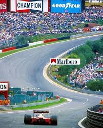 Thomas dooms sales & marketing manager téléphone: Senna Heading For Eau Rouge Raidillon Spa Francorchamps Formula 1 Formula 1 Car Formula Racing