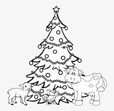 Choose from over a million free vectors, clipart graphics, vector art images, design templates, and illustrations created by artists worldwide! Xmas Animals Tree Line Drawing Of Christmas Tree Free Transparent Png Download Pngkey