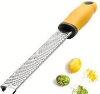 1*-functional Stainless Steel Zester Grater, Manual Lemon Zester, Cheese  Grater, Ginger * Kitchen Tool for Vegetables and Garlic
