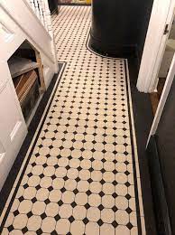 Mosaic tiles tend to be supplied as sheets already fixed to a soft mesh backing. Victorian Hallway Tiles Victorian Floor Tiles Mosaic Floor Tiling Victorian Hallway Tiles Tiled Hallway Victorian Hallway