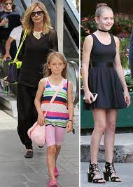 Although leni is biologically briatore's daughter, klum says the businessman isn't really involved in. Heidi Klum S Daughter Leni 13 Looks So Grown Up Rocks Black Dress And Heels For Family Day 9celebrity