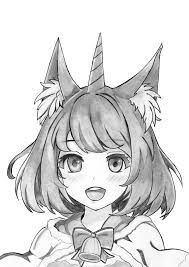 How to draw character drawing female weakness poses reference book. Drawing Cute Anime Unicorn Girl My Drawing Time With Me Facebook