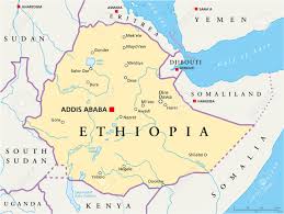 Illustratie met engels labeling en schalen. Ethiopie Politieke Kaart Met Hoofdstad Addis Abeba Nationale Grenzen De Belangrijkste Steden Rivieren En Meren Royalty Vrije Cliparts Vectoren En Stock Illustratie Image 30395103