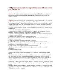 De exemplu am un angajat cu cim pe perioada determinata incheiat pe 4 luni. Suffix Edition Breakdown Contract De Munca Pe Per Determinata Act Aditional De Pelungire Whisksandwit Com
