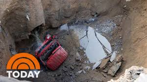 massive sinkhole sparks state of
