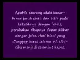 Tanda Lelaki Sayang Kat Kita Youtube