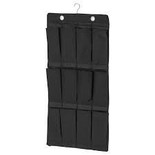 Skubb Range Chaussures Suspendu 16 Poches Noir Ikea Rangement Chaussures Tringle Vetement Ikea