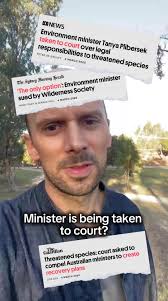 Taking Australia's Environment Minister to Court
