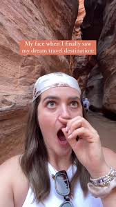 “I can’t believe I got to visit my top dream destination, Petra. 😍I could  not believe how BIG it was. I always thought Petra was just this: The  Treasury. It is so much more than just this one carved ...