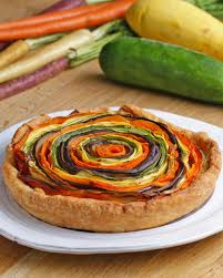 Rainbow Veggie And Pesto Tart Recipe By Tasty Recipe Veggie Tart Vegetable Tart Recipes