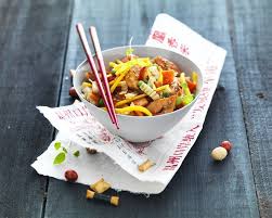 Wok Thai Eminces De Poulet Marines En 2020 Emince De Poulet Recettes De Cuisine Poulet Marine
