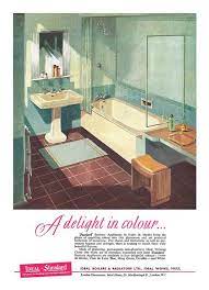 1951 Ideal Standard Bathrooms Ad Bagni Vintage Bagno D Epoca Annuario