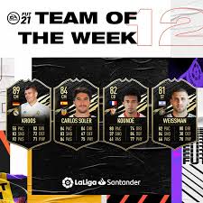 Create your own fifa 21 ultimate team squad with our squad builder and find player stats using our player database. Laliga Four Laliga Santander Players Are In The Fifa Facebook