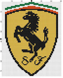 Ferrari Point De Croix Pixel Art Tete De Mort Pixel Art Voiture