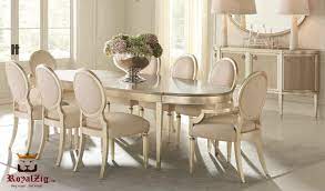 There are few styles in decorative furniture that will attract as much. Glanbrook Modern Italian Style Round Dining Table Royalzig