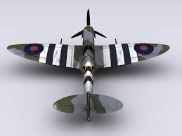 Spitfire Mkvb 132 Squadron Supermarine Spitfire Fighter 3d Model