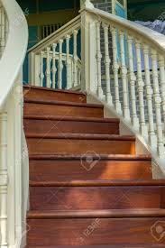 Maybe you would like to learn more about one of these? Close Up Of Vintage Wooden Staircase Railing An Elegant Antique Spiral Wooden Stairs Interiors Design Selective Focus Stock Photo Picture And Royalty Free Image Image 141969896