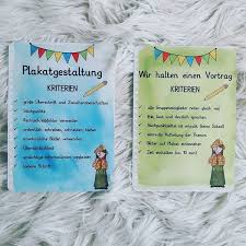 Infoblatter Plakatgestaltung Und Vortrage Anhand Dieser Merkkarteien Konnen Sich Die Kinder Supe Grundschullehrer Grundschule Buchvorstellung Grundschule