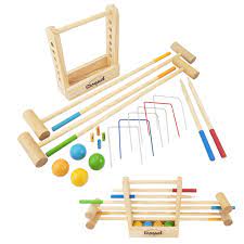 Jogo Croquet Brinquedo De Madeira Educativo Newart Com Bola - Bambinno -  Brinquedos Educativos e Materiais Pedagógicos