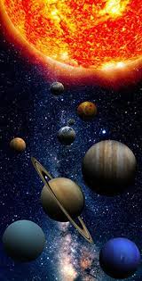 Solar System Themed Light Weight 1x4 Regulation Size Custom Etsy Solar System Wallpaper System Wallpaper Solar System Art