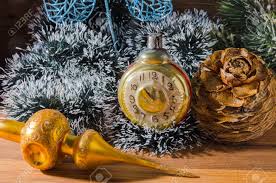 Maybe you would like to learn more about one of these? Retro Clock With Old Fashioned Christmas Tree Decorations Stock Photo Picture And Royalty Free Image Image 90096727