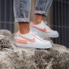 Josu Fei Baa12305 Nike Air Force 1 Shadow Summit White Washed Coral Summit Branco Rosa Quartz Shopee Brasil