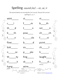 A collection of printable games and worksheets for teaching contractions. Spelling Er Ir Ur Pdf Google Drive Phonics Worksheets Free Phonics Worksheets Kindergarten Phonics Worksheets