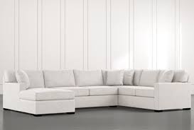 With its combination of sleek style and comfort, the sydney gray 3 piece sectional from washington furniture is an excellent addition to any home. Alder Light Grey 3 Piece Sectional With Left Arm Facing Chaise Living Spaces