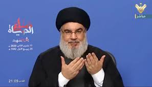 Hassan hasan nasr al jahesh (tr); Ù†ØµØ±Ø§Ù„Ù„Ù‡ Ø§Ù„Ø¹Ù‚ÙˆØ¨Ø§Øª Ø¹Ù„Ù‰ Ø¨Ø§Ø³ÙŠÙ„ Ø®Ø·ÙˆØ© ÙƒØ¨ÙŠØ±Ø© ÙˆÙ…ÙˆÙ‚ÙÙ‡ Ø´Ø¬Ø§Ø¹ ÙˆÙˆØ·Ù†ÙŠ Ø§Ù„Ù†Ù‡Ø§Ø±