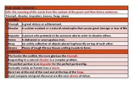 If By Rudyard Kipling 15 Worksheets With Answers By John Dsouza