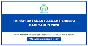 Percaya atau tidak, kebanyakan daripada kita mengetahui apa itu kumpulan wang simpanan pekerja (kwsp) atau epf, namun masih ramai yang tidak begitu faham tentang perkeso ialah pertubuhan keselamatan sosial (perkeso) atau social security organisation (socso). Tarikh Bayaran Faedah Bulanan Perkeso Bagi Tahun 2020