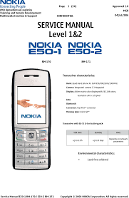 Turn on the phone without any sim card 2. Nokia E50 1 Rm 170 2 171 Service Manual 1 2
