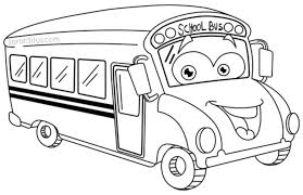 Back To School Coloring Pages School Coloring Pages Cartoon School Bus Bus Cartoon