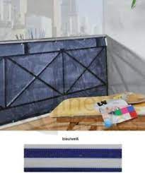 Gerade der seitliche sichtschutz für den balkon ist dabei von hervorzuhebender bedeutung. Sichtschutz Blau Weiss Fur Balkon 500 X 90 Cm Windschutz Seitlich Verkleidung Ebay