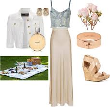 Pin By Melissa On Polyvore Picnic Attire Fashion Picnic Outfits